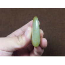 琪玉商城和田玉细腻黄皮青白玉籽料20.1克，玉友已结缘0728！