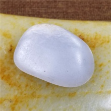 琪玉商城和田玉细腻油润白玉籽料18克