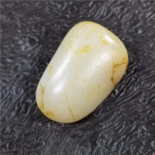 琪玉商城和田玉细腻老熟完整一口气大手链籽料17.6克